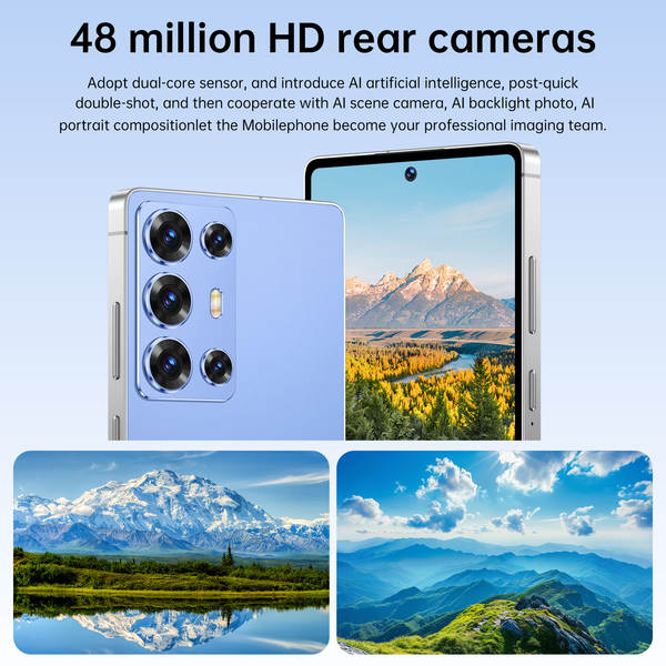 Transfronteiriço explosivo smartphone C25 Ultra fabricante de produtos em tempo real 6.8 polegadas 4 + 64 máquinas integradas comércio exterior atacado