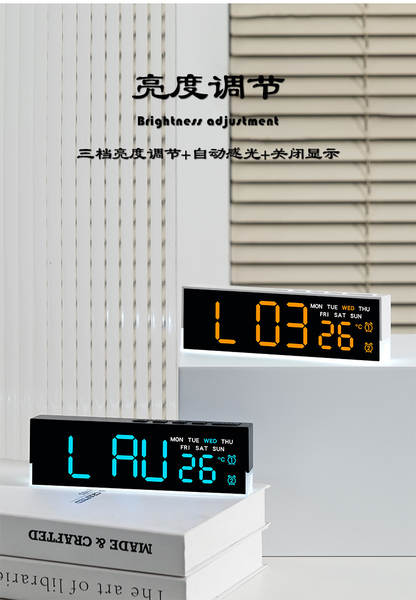 Relógio LED Multifuncional de vendas diretas do fabricante Relógio Atmosférico de relógio do relógio da cabeça da cama 5519