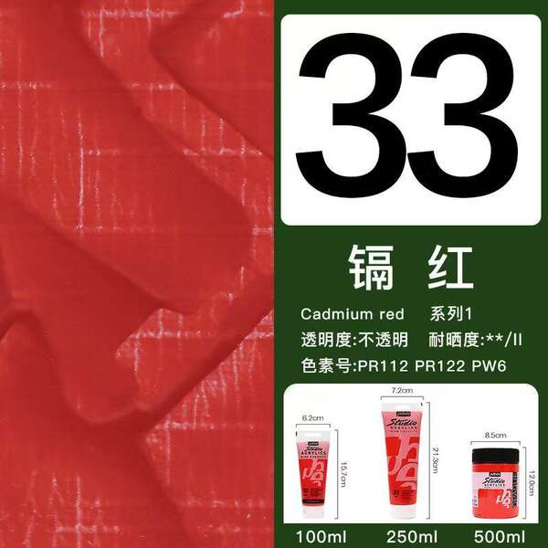 Pintura de bebê de propileno 100/250/500ML semi-silenciosa para estudantes de beleza profissional de pintura de mão
