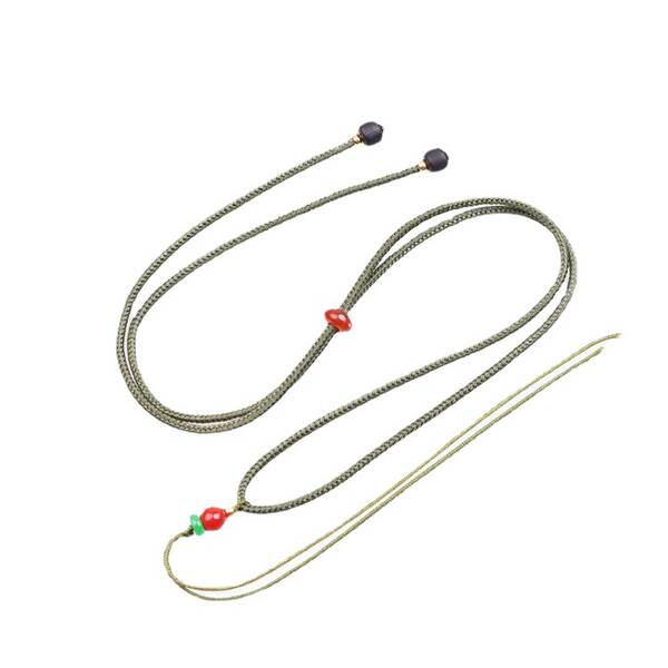 Colar de Jade com Contas de Mármore