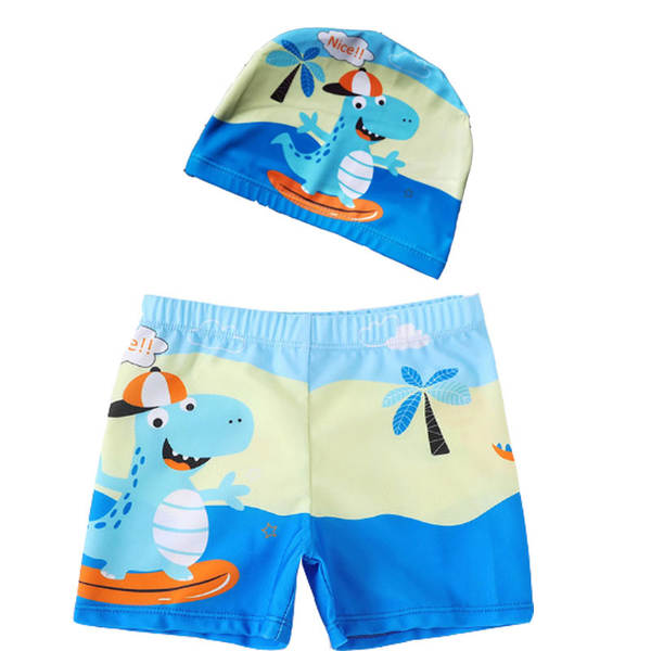 Conjunto de bermuda e camisa de natação para criança
