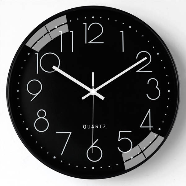 Relógio circular de 12 polegadas simples pendurar relógio sala de estar sensível avançado casa dormitório relógio pendurar decoração de parede relógio atacado