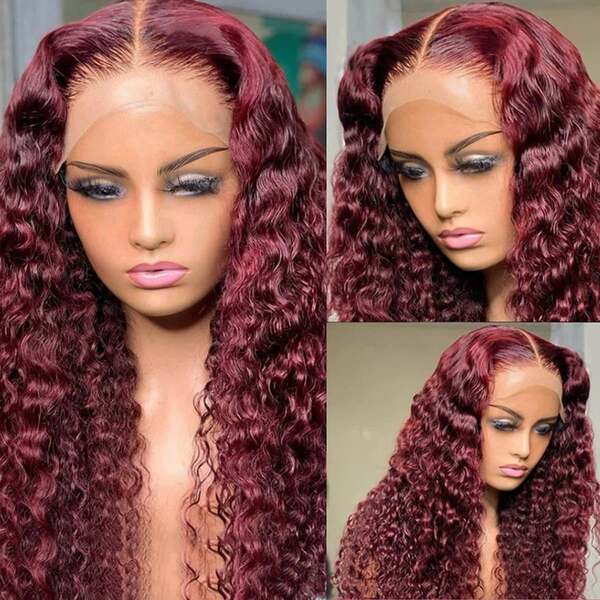 Penteado de Cabelo Cacheado Vermelho