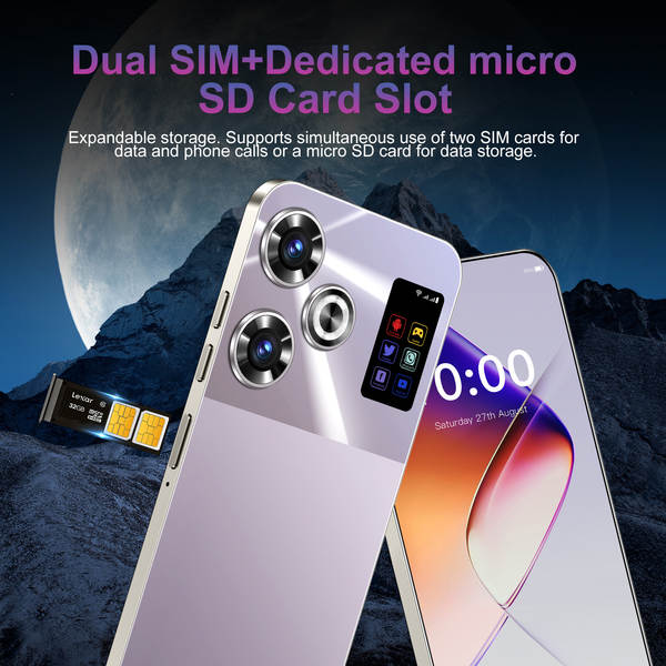 Telemóvel transfronteiriço S26 UItra Android 10.1 perforado grande ecrã 4G smartphone novo celular de venda quente