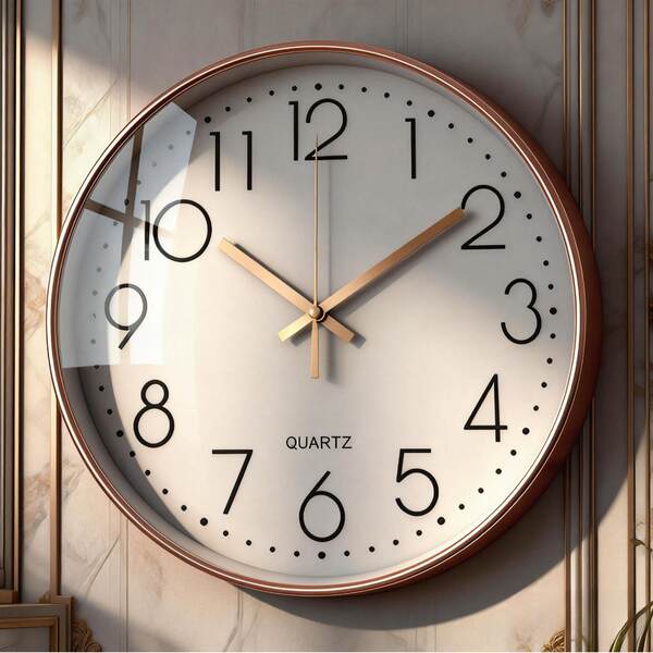 12 polegadas 30cm silencioso pendurado relógio relógio horário Amazon cross-border pendurado wall clock atacado
