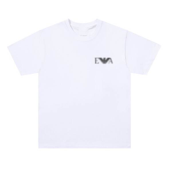 Camiseta Masculina Curta de Algodão