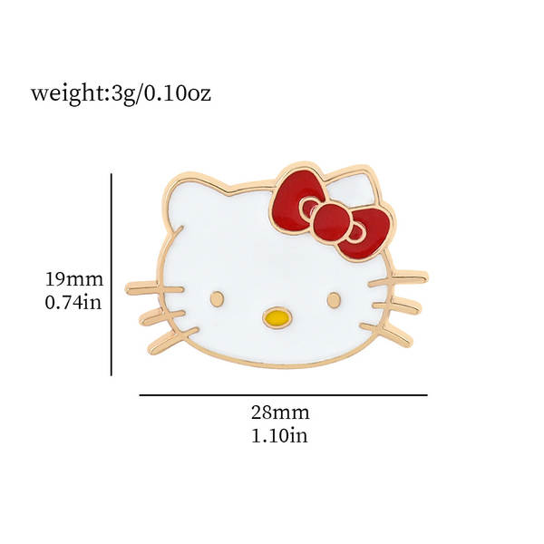Broche de Gato de Metal