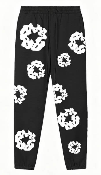 Conjunto de Moletom com Capuz e Impressão