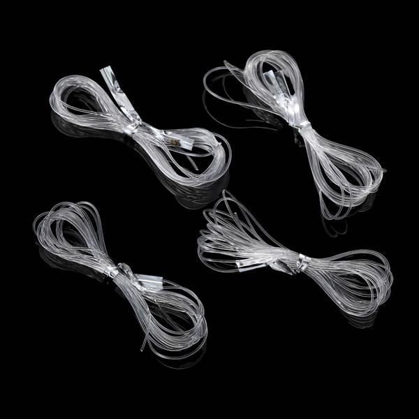 Cordão de Contas de Cristal Branco