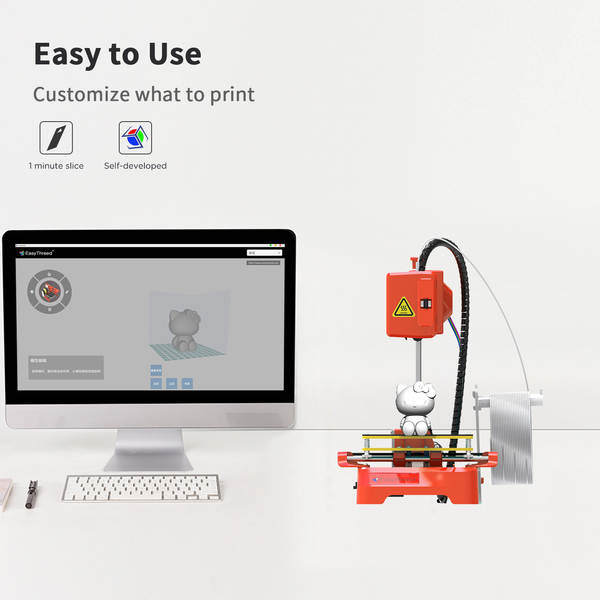 Impressora 3D portátil para estudantes brasileiros e americanos K7