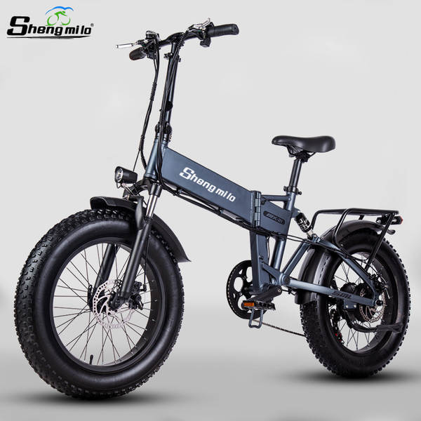 shengmilo bicicletas elétricas dobráveis assistente de choque bateria de lítio veículo elétrico de caminhão pode ser dobrado
