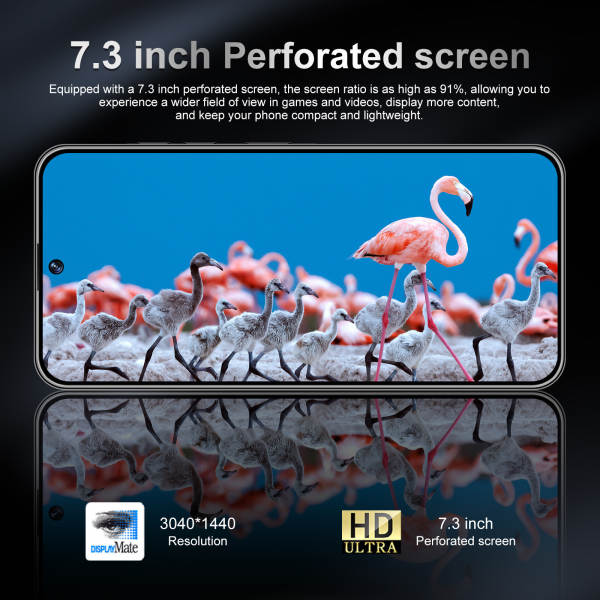Spark40Pro Novo Telemóvel Transfronteiriço de 7,3 polegadas de ecrã grande com suporte de envio no mesmo dia