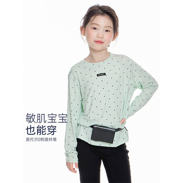T-shirts de primavera e verão de 2025 para meninas e meninas