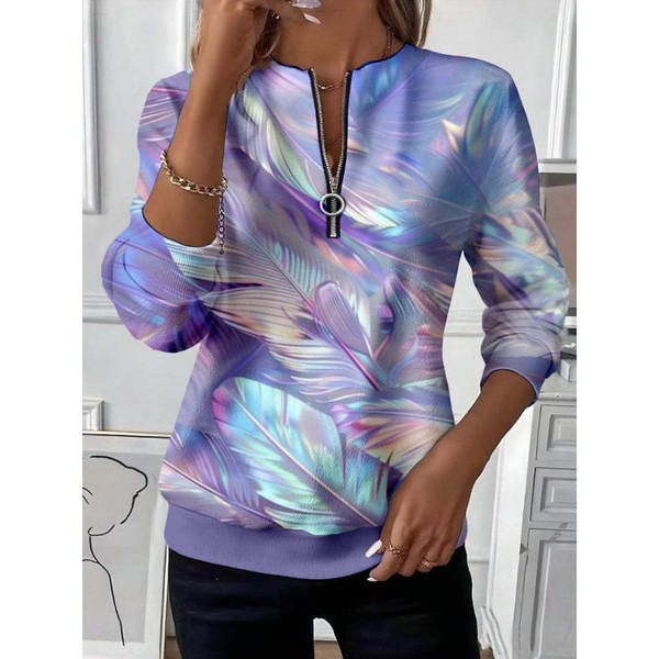 Outono Novo Modelo Europeu e Americano Lingerie Feminino T-Shirt Pós-Símia Vintage Camiseta Desportiva
