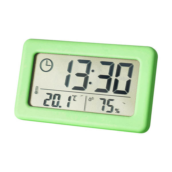 Relógio eletrônico de temperatura fina e umidade de estilo nórdico YD005