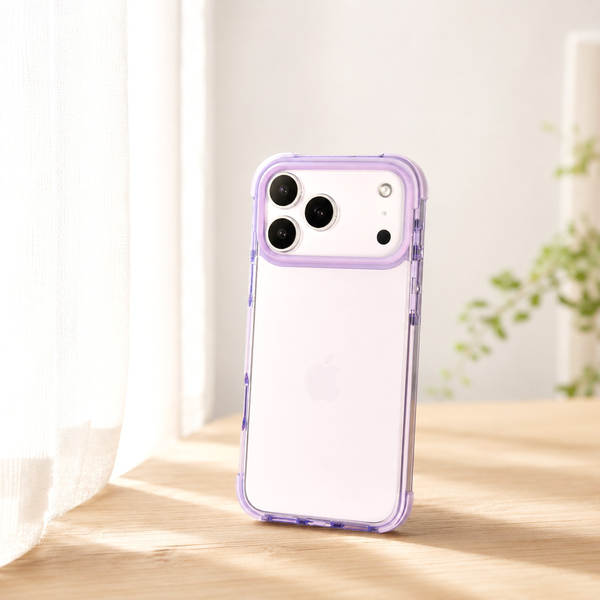 Aplicável à Apple 17 Cell Phone Shell colorido gradual tpe iphone17promax Shell duro transparente 17pro triunfo