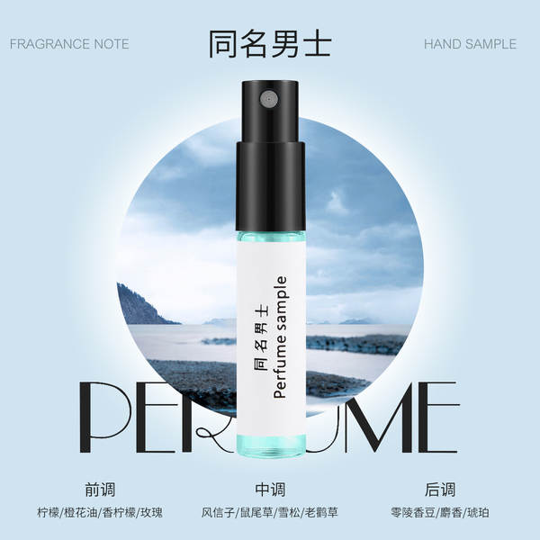 3ml Pequeno Perfumado Q Versão Cartão de Teste Homem Dama Permanente Natural Fragrância Portátil Presente Noite de Venda ao Varejo