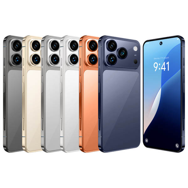 Novo i17Pro max celular transfronteiriço global versão 5g grande ecrã Android smartphone 12+512 celular de comércio exterior