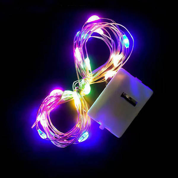 LED cor de iluminação interior caixa de presentes do bolo de flores decoração atmosfera de layout de lâmpadas com três lâmpadas de ar condicionado de cor de cobre