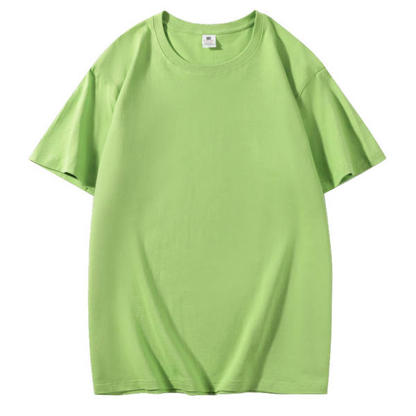 180g T-shirts de algodão puro para homens T-shirts culturais puros personalizados T-shirts de trabalho impressos logo atacado