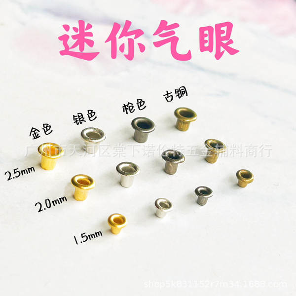 1.5mm2.0mm2.5mm olho de galinha mini olho ultra mini bjd boneca botas DIY boneca para acessórios