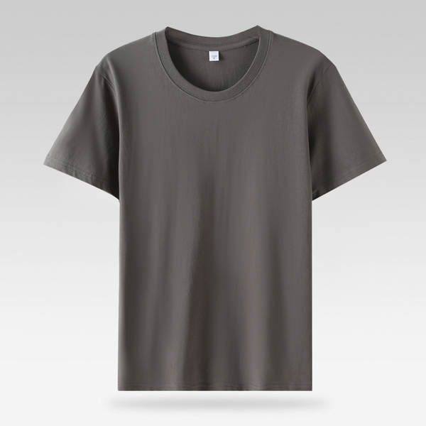 Vestido de algodão puro T-shirt homem impressão de mangas curtas Vestido de negócios de verão de anúncio de cultura T-shirt impressão de logotipo