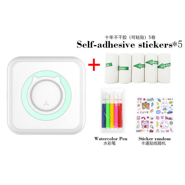 Novas impressoras transfronteiriças de origem de impressoras térmicas portáteis pequenas para estudantes de casa podem ser conectadas a telemóveis