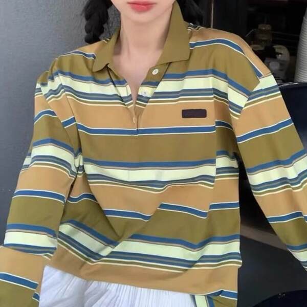 T-Shirt de 24 miu da Polônia do irmão do rei da origem da mesma linha de mangas compridas para homens e mulheres da mesma roupa