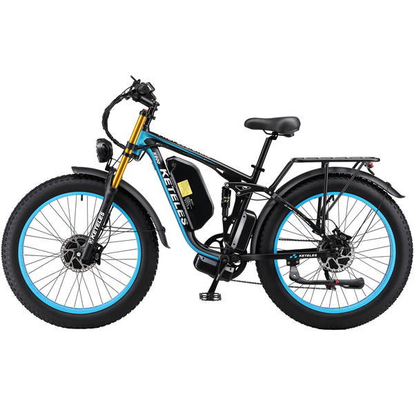 2024 Novo K800P Bicicleta elétrica de dois motores para bicicletas de liga de alumínio offshore