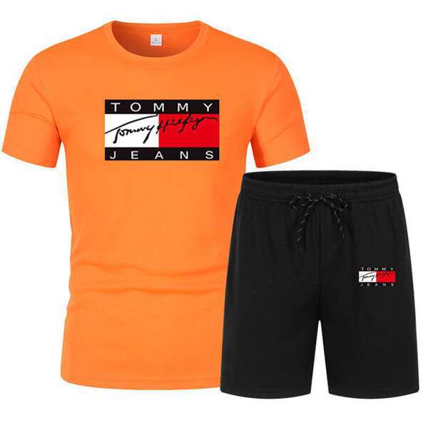 2023 fabricante de vendas diretas primavera-verão venda quente de pulseiras curtas homens esportes de lazer camisetas curtas de tamanho grande dois conjuntos