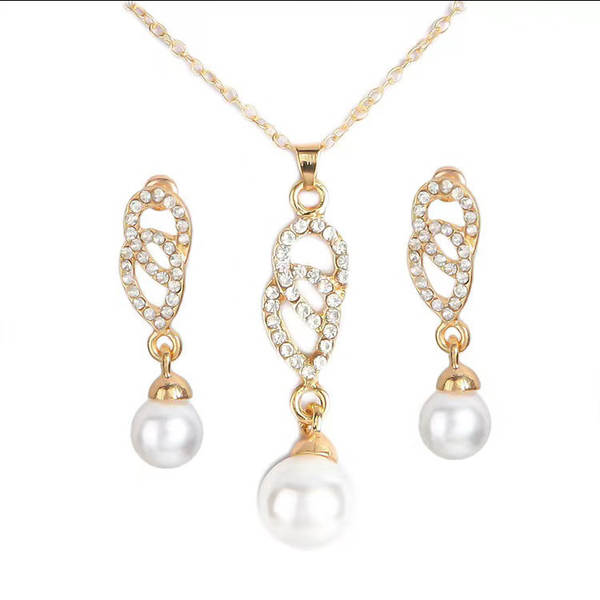 Nova coleção de jóias transfronteiriça de personalidade feminina de moda de diamante de água colar de diamante anel de orelhas acessórios de relógios