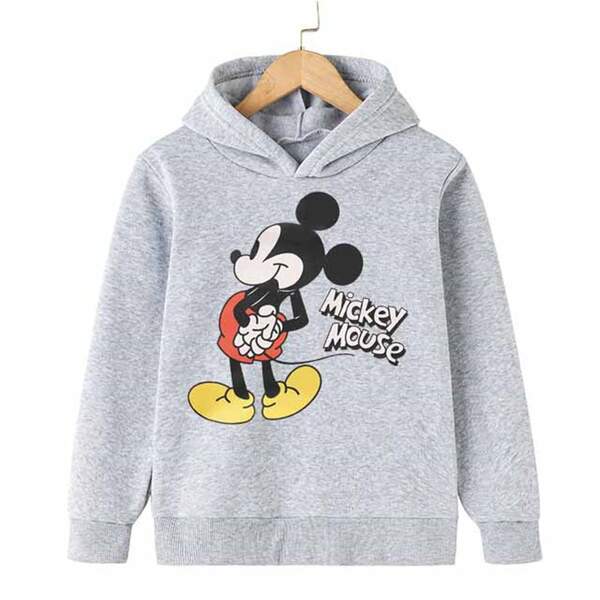 Mini Mouse Camiseta Desportiva Inverno Primavera Outono Camiseta de Crianças Camiseta de Crianças