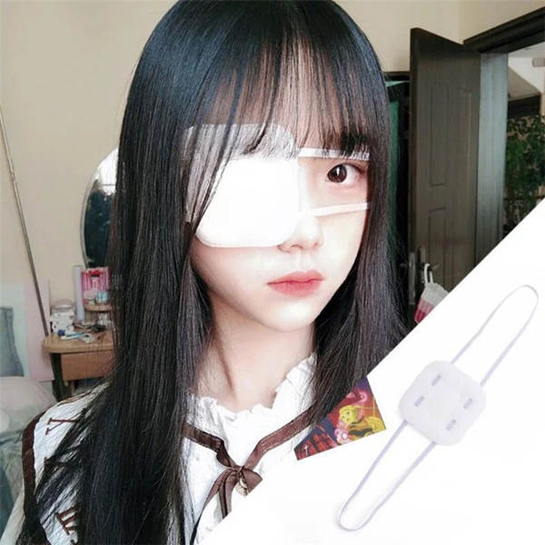 Mascara de olhos solitários 2a doença caricatura 2a dimensão cos artefactos maquiagem de olhos animados bonito papel japonês maquiagem de olhos