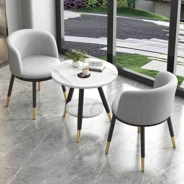 Balcão Cadeiras de mesa de lazer Red Red Red simples barato moda cadeira de vento nórdica cadeira de mesa moderna combinação kit transfronteiriço