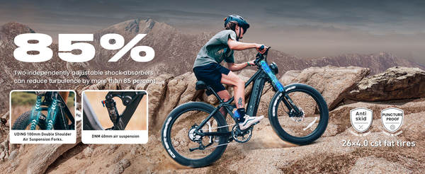 VITILAN T7PRO bicicletas elétricas 26x4.0" 20AH