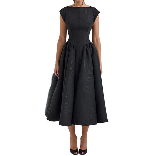Vestido feminino de verão estilo francês