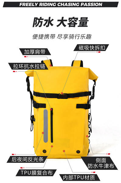 Resistente à água exterior dois ombros mochila de pé longo mochila de mergulho equipamento de mergulho mochila de mergulho mochila de mergulho mochila de fábrica de vendas diretas