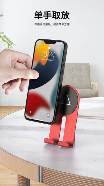 Novos telefones celulares de liga de alumínio dobráveis para suportar telemóveis com suporte universal para telemóveis portáteis ultrafinos
