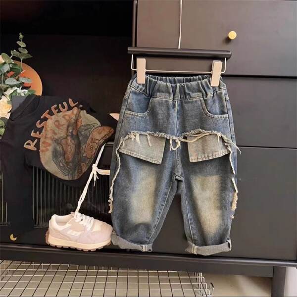 Calça Jeans Infantil Roto