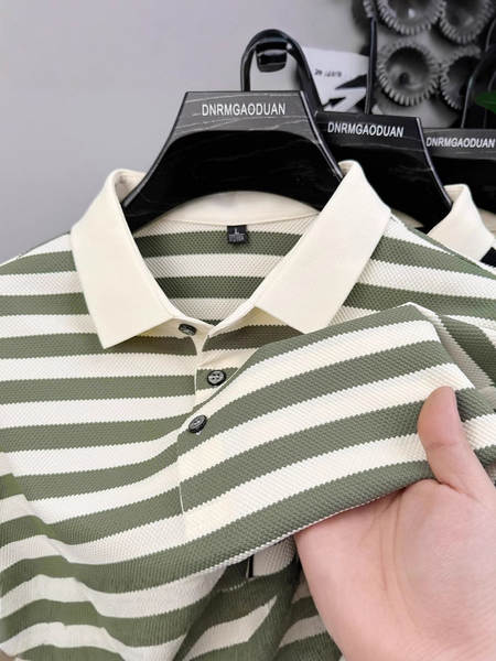 2025 Nova linha de luxo luxuoso homem de luxo pulseira curta pulseira POLO tendências de verão homens camisa de luxo