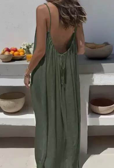2026 Amazônia gelado rugido pano de sol pano de sol pendurado com vestido de praia longas roupas de férias relaxante vestido de casa