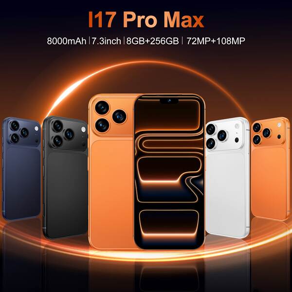 Telemóvel transfronteiriço novo i17 ProMax smartphone 7.3 polegadas 4+64G telemóvel Android TK venda quente