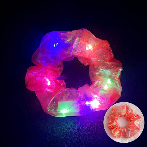 LED brilho do intestino grosso cabelo círculo di luz da noite cabelo brilho da luz da noite cabelo de cabelo da noite cabelo da fronteira cabelo
