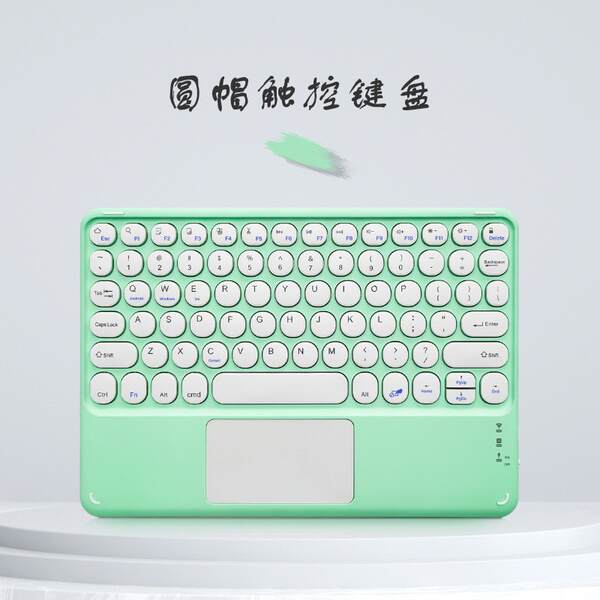 Teclado de toque sem fio Bluetooth Aplicável a tablets da Apple Teclado de controlo de teclado com logotipo de suporte personalizado para atacado