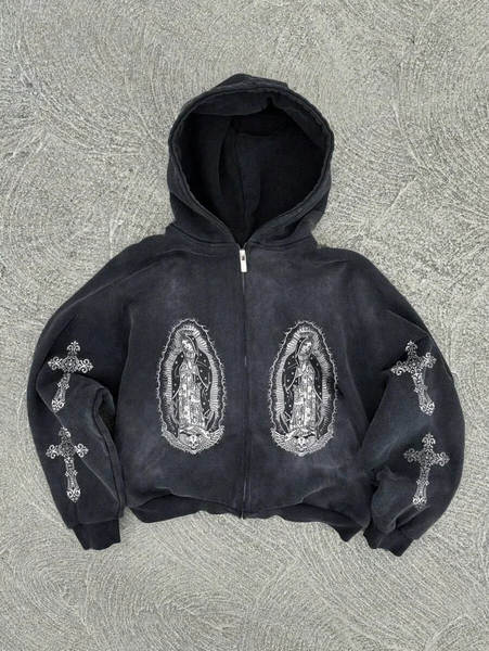Moletom estampado estilo Y2K