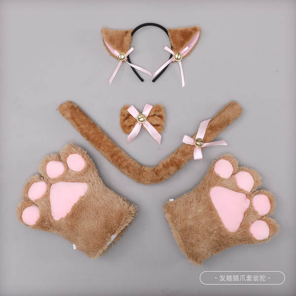 Guarda-chuva para gatos com as mãos vermelhas, gatos com as unhas vermelhas