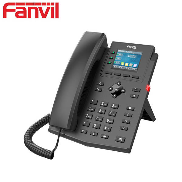 Fanvil X303G Telemóvel de tela colorida Gigabit IP Telemóvel de rede local Telemóvel SIP Telemóvel de grupo