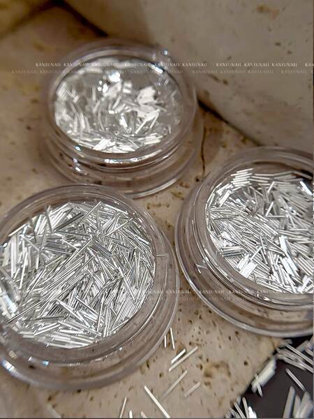 Nova linha de belezas ultra-finas de metal nocturno de barbacoa de luz refletiva de barbacoa de prata para as unhas