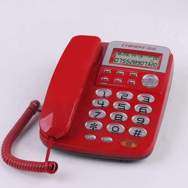 C168 cabos telefônicos fixos para escritório de escritório sem bateria para negócios domésticos