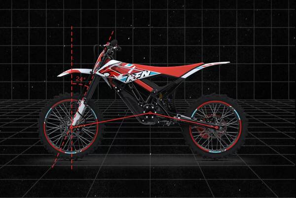 RFN ARES Edição Esportiva Rodoviária de Motocicletas Elétricas Todo-terreno